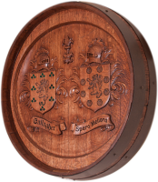 C4-Gallagher-Coat-Of-Arms-Barrel-Carving         